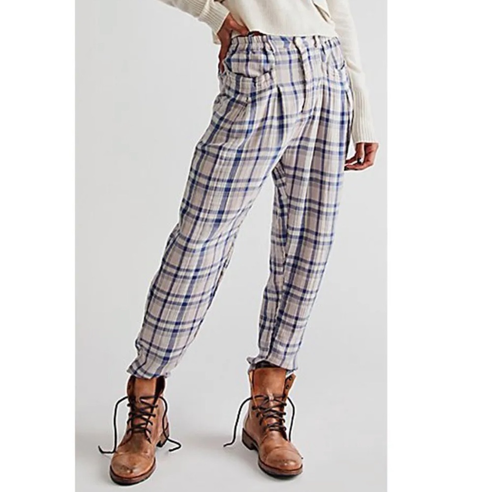 Free People CP Shades Lourdes Plaid Size Medium NWT